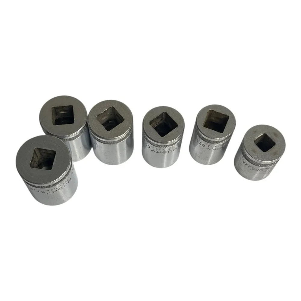 Husky Tool USA Socket Bundle 15/16 7/8 13/16 3/4 11/16 Lot Of 6 Tool Garage